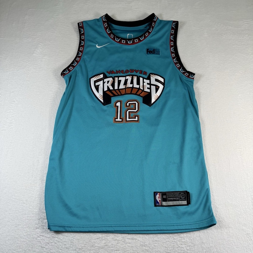 Ja Morant Memphis Grizzlies Vancouver Throwback Swingman Jersey Retro Blue 48